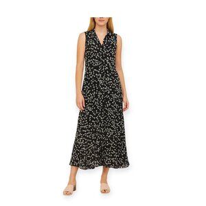 REFORMATION  Floral Print Sheer Sleeveless Maxi Tent Dress, Size S, with slip